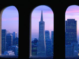Financial District from Coit Tower, San Francisco, California, USA