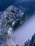 Buy Climbers on Summit Ridge of Mt. Triglav, Triglav National Park, Gorenjska, Slovenia at AllPosters.com