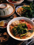 Bowl of Beef with Rice Noodles., Vietnam