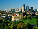 Buy Penn Valley Park with City Buildings Behind, Kansas City, USA at AllPosters.com