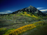 Buy Aerial of Mt. Crested Butte in the Rocky Mountains, Crested Butte, USA at AllPosters.com