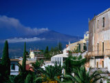 Mt. Etna as Seen from Taormina, Taormina, Sicily, Italy