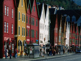 Buy Wooden Buildings of the Bryggen, Bergen, Norway at AllPosters.com