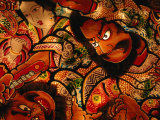 Detail of Rice-Paper Float in Neputa Matsuri Festival, Aomori, Japan