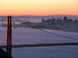 Buy Dawn Over the Golden Gate Bridge from Marin Headlands, San Francisco, California, USA at AllPosters.com