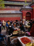 Buy Bell Tower Street Market, Beijing, China at AllPosters.com