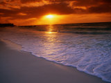 Sunrise Over the Caribbean Sea, Playa Del Carmen, Mexico