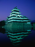 Buy Matsumoto-Jo Castle at Night, Matsumoto, Japan at AllPosters.com