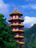 Buy Pagoda at Tienhsiang, Taroko Gorge National Park, Hualien, Taiwan at AllPosters.com