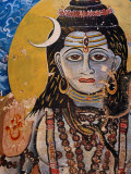 Buy Hindu Mural on Dr. Rajendraprsad Ghat, Varanasi, Uttar Pradesh, India at AllPosters.com