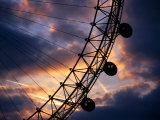 Buy Detail of London Eye at Sunset, London, United Kingdom at AllPosters.com
