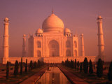 Taj Mahal Glows at Sunrise, Agra, Uttar Pradesh, India