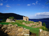 Urquhart Castle Remains on Shores of Loch Ness, Drumnadrochit, United Kingdom
