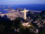 Buy The Statue of Christ the Redeemer Stands at Top of Cordova Mountain Peak, Rio De Janeiro, Brazil at AllPosters.com