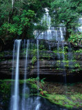 Buy Water Spilling Over Rocks at Russell Falls, Mt. Field National Park, Australia at AllPosters.com