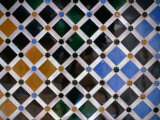 Buy Detail of Mosaic in La Alhambra, Granada, Spain at AllPosters.com