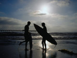 Buy Surfers on San Diego Beach, San Diego, California, USA at AllPosters.com