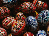 Buy Decorated Eggs for Sale Outside Humor Monastery, Humor Monastery, Suceava, Romania, at AllPosters.com
