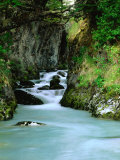 Buy Glacial Stream Through Rocky Walls, Torres Del Paine National Park, Chile at AllPosters.com