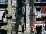 Buy Stairs Between Buildings in Alfama District, Lisbon, Estremadura, Portugal at AllPosters.com