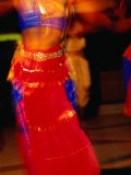 Dancer Performing a Traditional Indian Dance, Port Louis, Port Louis, Mauritius