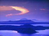 Buy Dawn Sky Over Taal Lake, Home of Taal Volcano, Lake Taal, Batangas, Philippines at AllPosters.com