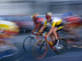 Cyclists Competing in an Amateur Race, Amboise, Centre, France