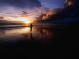 Buy Man Jogging on Seminyak Beach at Sunset Seminyak, Bali, Indonesia at AllPosters.com