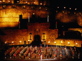 Military Tattoo Performed in Edinburgh Castle, Edinburgh, Scotland