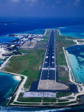 Aerial View of Male Airport, Male, Maldives