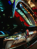 Buy Lights of Times Square Reflected on Trunk of Limousine, New York City, New York, USA at AllPosters.com