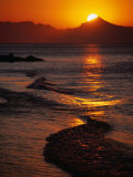 Buy Sunset Over the Waves of Costa Blanca Near Denia, Valencia, Spain at AllPosters.com