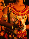 Buy Detail of Traditional Khmer Dancer's Costume, Siem Reap, Cambodia at AllPosters.com