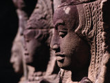 Buy Detail of Head Carving of Seated Apsaras, or "Heavenly Nymph," Angkor, Siem Reap, Cambodia at AllPosters.com