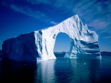 Buy An Unusually Shaped Iceberg with Arch, Disko Bay, Ilulissat, Greenland at AllPosters.com