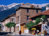 Buy Village Buildings Beneath Pirin Mountains, Bansko, Bulgaria at AllPosters.com