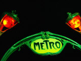 Buy Art-Nouveau Metro Chateau d'Eau Sign, Paris, France at AllPosters.com