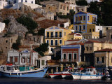 Buy Buildings Overlooking the Harbour, Symi Island, Greece at AllPosters.com