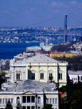 Bosphorus, Clock Tower and Dolmabahce Palace, Istanbul, Turkey