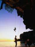 Climbers on Ton Sai Cliff, Krabi, Thailand