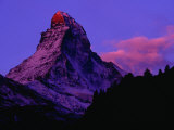 Matterhorn Seen from Zermatt, Zermatt, Switzerland Photographic Print
