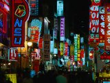 Neon Signs in Street, Gwangju, Jeollanam-Do, South Korea