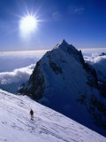 Buy Mountaineer on Peak in Hindu Kush Range, Tirich Mir, Pakistan at AllPosters.com