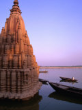 Buy Sunken Temple of Varanasi at Sunset, Varanasi, India at AllPosters.com