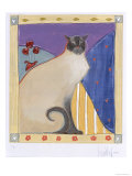 Buy Siamese Cat with Flowers at AllPosters.com