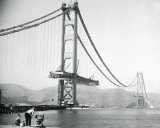 The Golden Gate Bridge During Construction