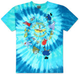 The Beatles - Yellow Sub Spiral T-Shirt