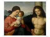Buy Madonna with Child and St. Sebastian, Conserved at the Galleria Estense in Modena at AllPosters.com