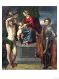 Buy Madonna Enthroned with Child and Saints, Conserved at the Galleria Estense in Modena at AllPosters.com