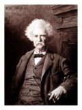 Buy Portrait of Mark Twain, the Gallery of Modern Art, Pitti Palace, Florence at AllPosters.com